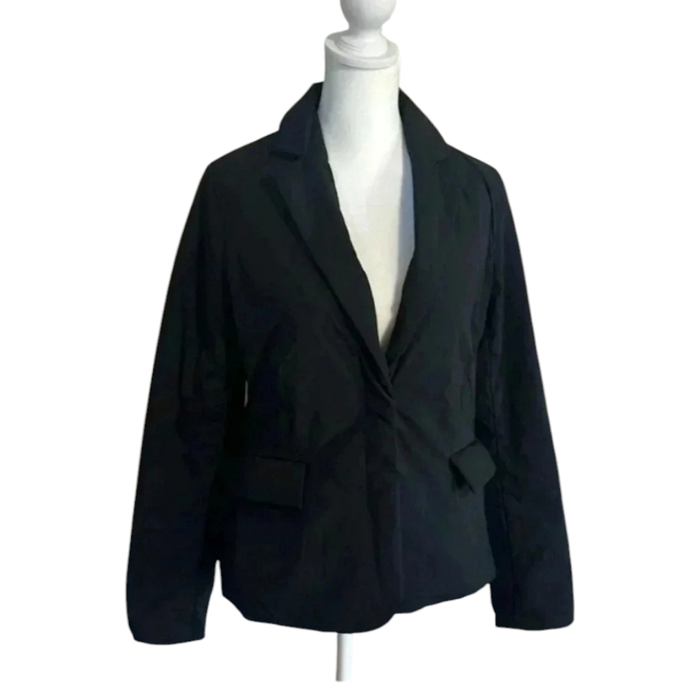 Athleta Evolution Puffer Blazer In Black Size Xs - image 1